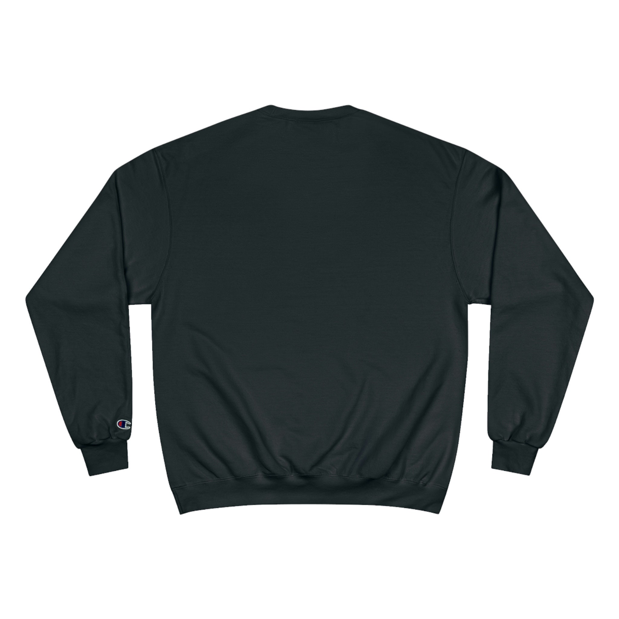 【BAON】[unisex] Champ Pigment Printing Over Sweatshirt CHAMPION Authentic Athleticwear All Over Logo Print Black