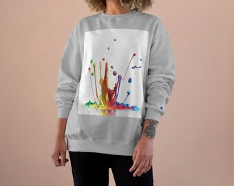 【BAON】[unisex] Champ Pigment Printing Over Sweatshirt BAON】[unisex] Champ Pigment Printing Over Sweatshirt (BAON
