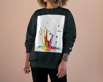 【BAON】[unisex] Champ Pigment Printing Over Sweatshirt BAON】[unisex] Champ Pigment Printing Over Sweatshirt (BAON