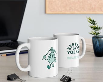 Tazza in ceramica stile boho chic (325 ml, 440 ml), tazza da caffè con design floreale, regalo per lei, decorazione per la cucina, tazza da tè unica, regalo di compleanno