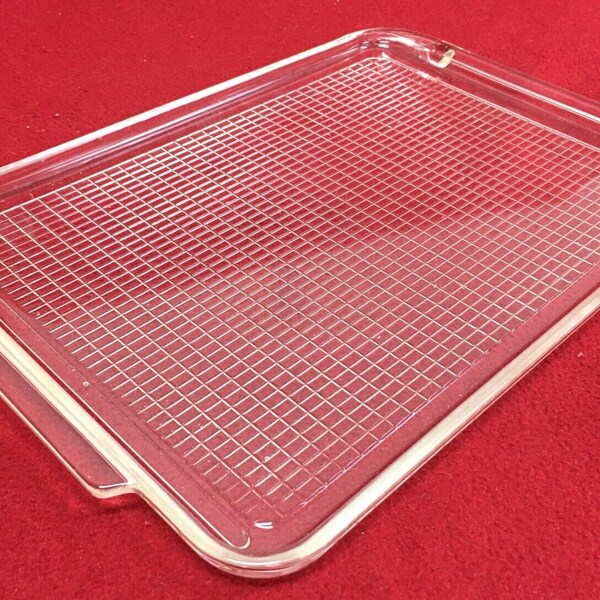 Vintage Retro Look 14" x 9 1/2" Microwave Tray - Many Re-purpose Possibilities!