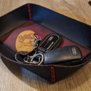 Leather Tray, Genuine Leather, Catchall Tray, Home Organiser