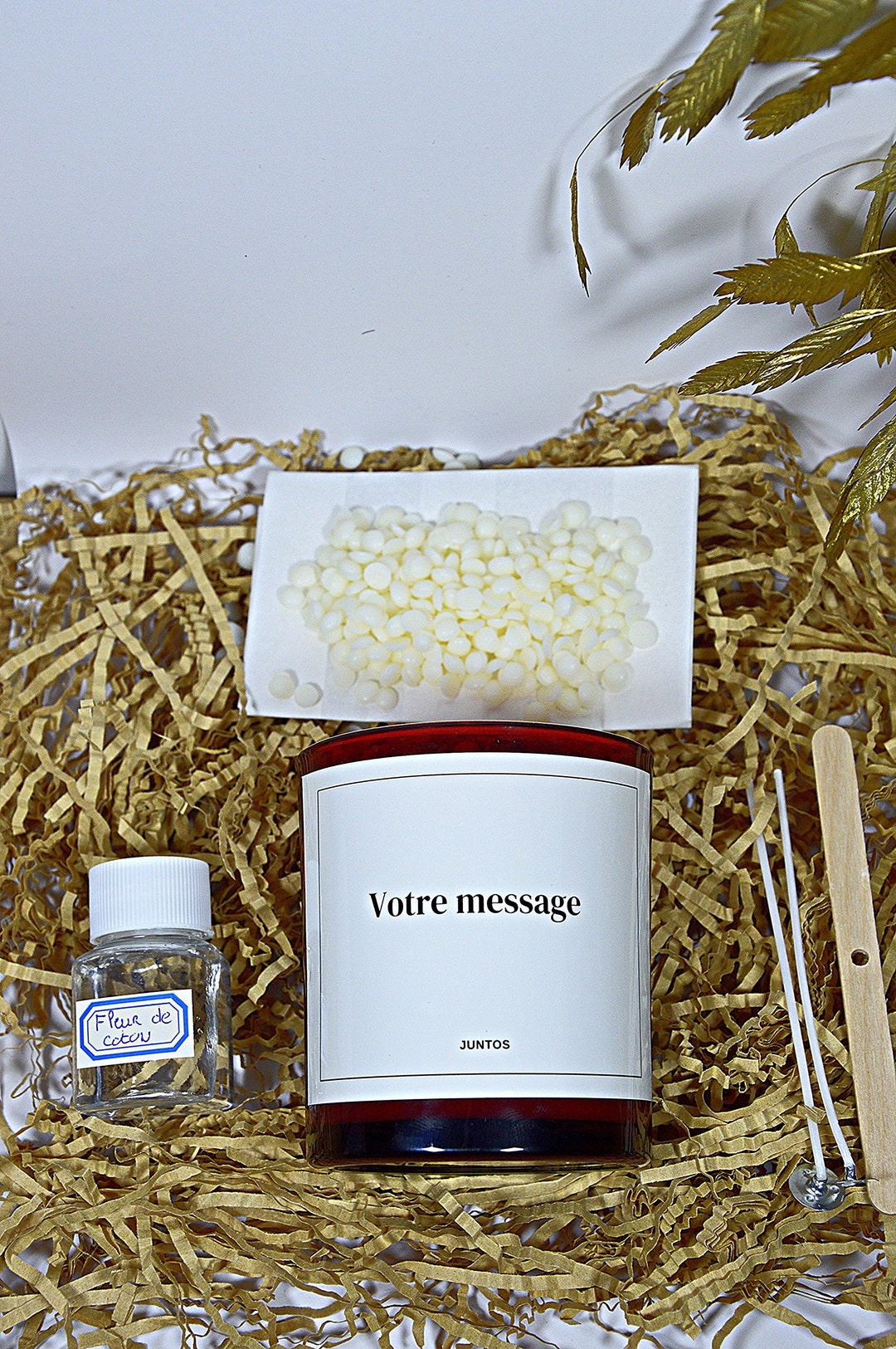 Kit With Message Scented Candle Making Kit With Personalized Message Natural - Etsy