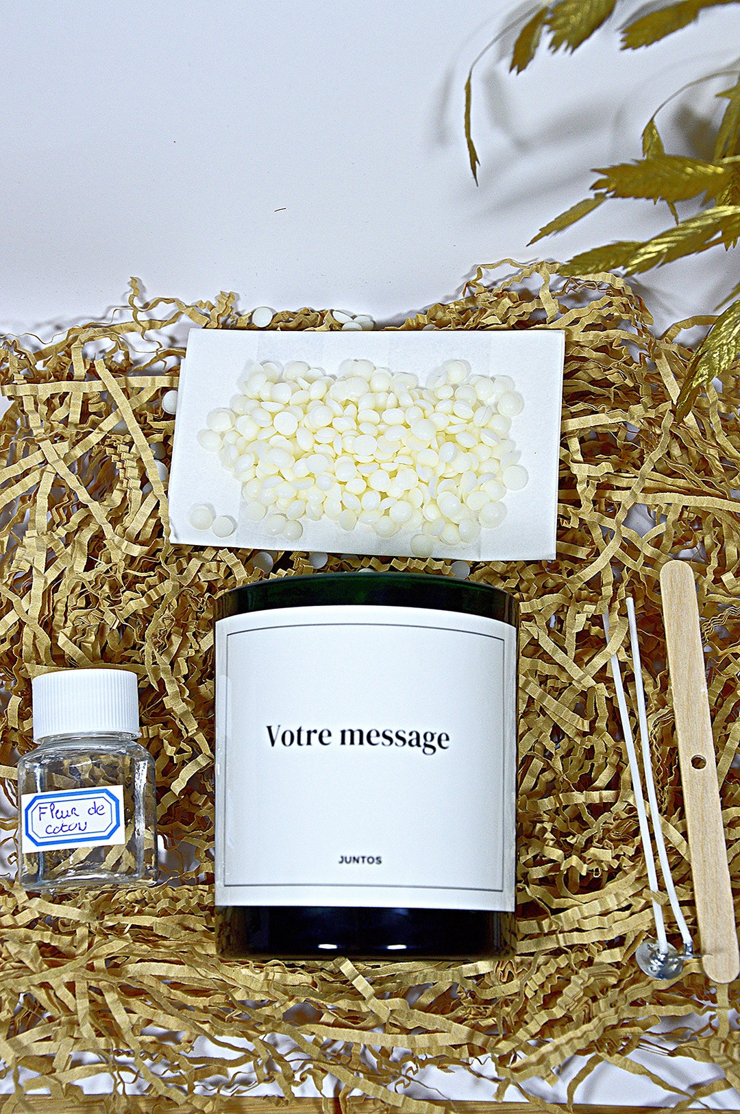 Scented Candle Making Kit With Personalized Message Natural Etsy