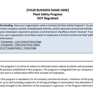 Complete DOT Compliance Manual