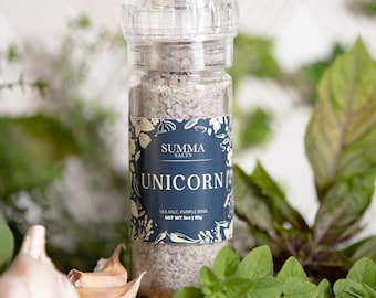 Unicorn Salt - Made with Purple Basil and Sea Salt