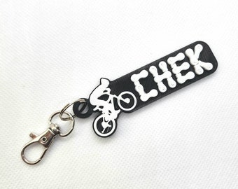Etiqueta personalizada para bolsa de bicicleta de montaña: regalo para ciclistas impreso en 3D