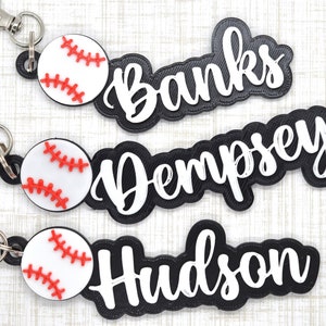 Baseball Tasche Anhänger-Baseball Team Geschenk-Baseball Rucksack Anhänger-Team Sport Geschenkanhänger-Baseball Trainer Geschenk-personalisierte Baseball-Sport Goodie Bag