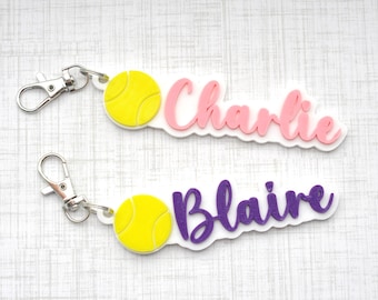 Tennis bag pack tag-Tennis Gift ideas-Tennis Girls bag tag-Tennis Coach gift-Tennis boy bag party Gift-Back to School-Tennis water bottle