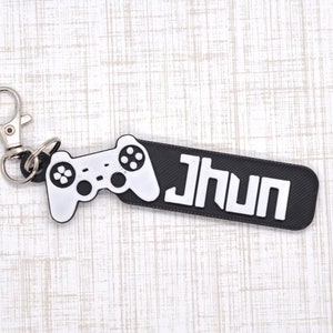 Etiquette de sac à dos pour la rentrée des classes - Nom de l'accessoire Gamer - Etiquette cadeau pour la rentrée - Etiquette pour manette de jeu - Etiquette pour sac à dos Gamer - Cadeau pour étiquette de sac Gamer-Garçon