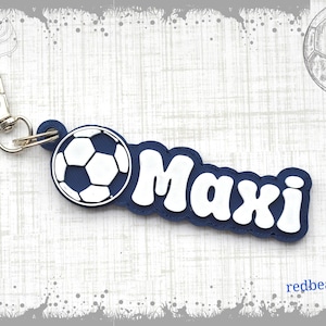 Soccer bag name tag for kids-Soccer backpack tag-Soccer team gift idea-Team Sport bag tag- Soccer team bag pack tag-Soccer Coach gift tag