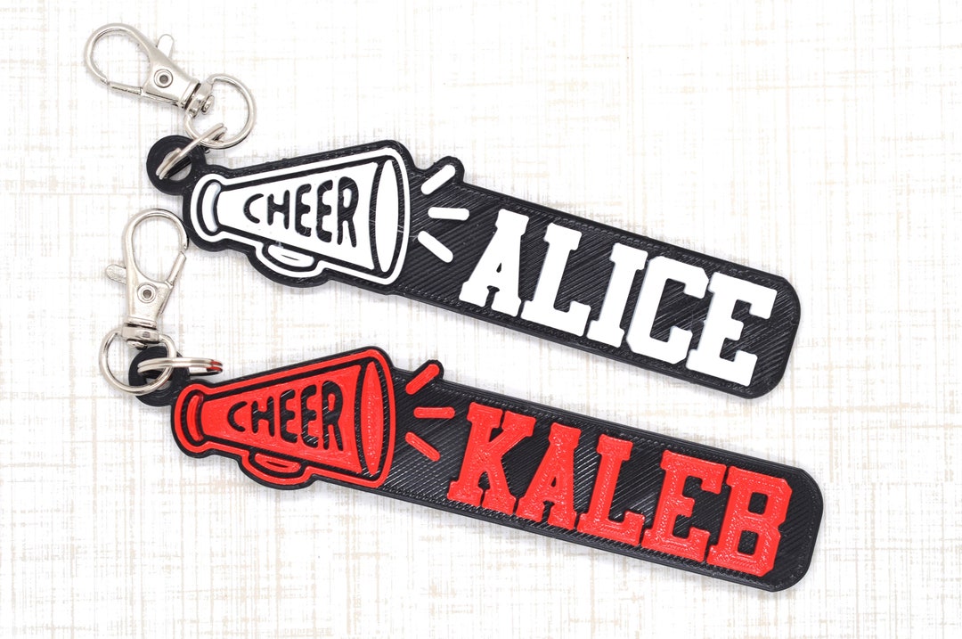 Cheer Backpack Tags Personalized Cheer Bag Pack Tag-cheer Gifts-cheer Leader Tag-cheer ...