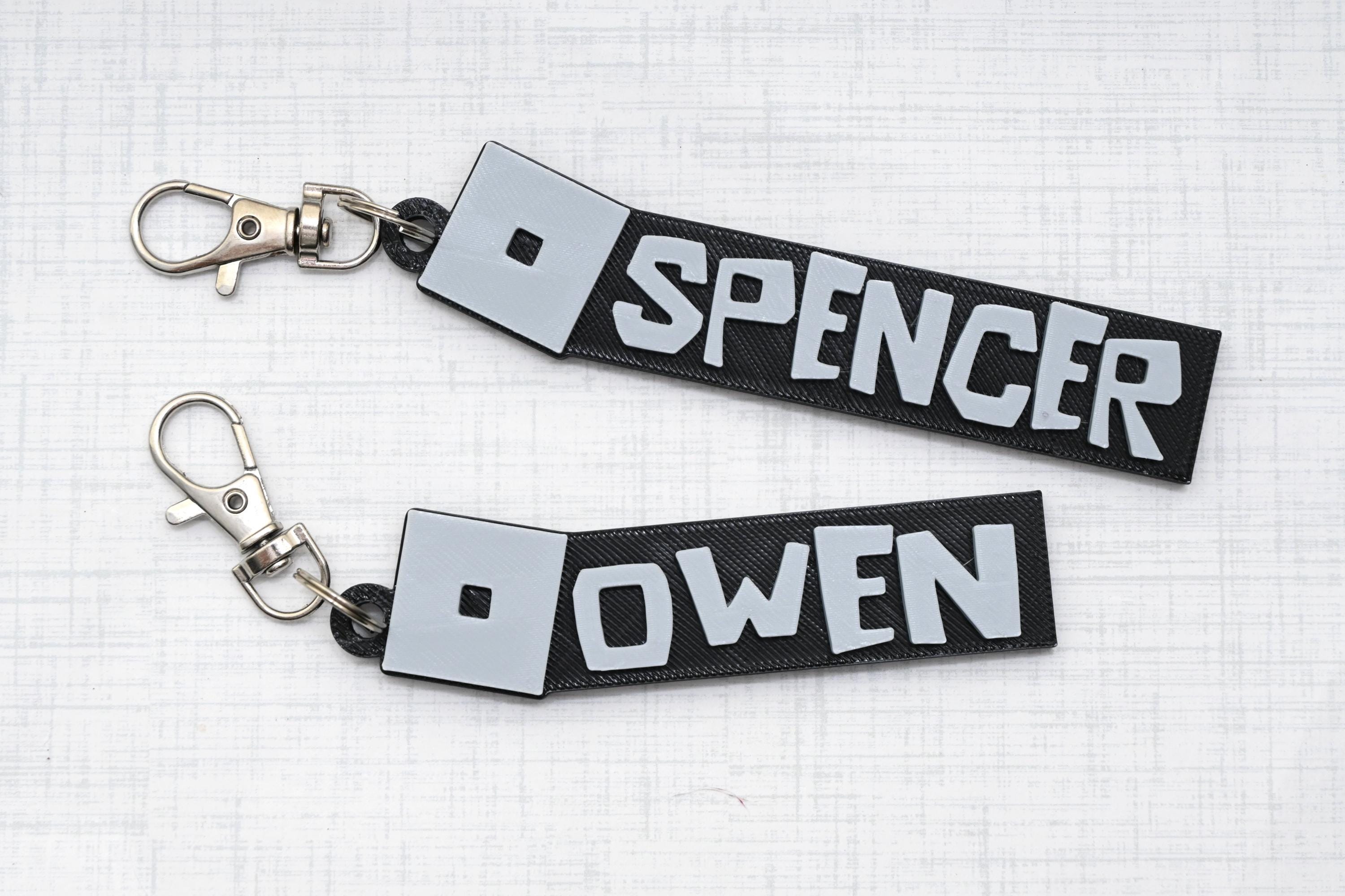 Back to school kids Personalized bag tag-Roblox-inspired backpack tag-Roblox-inspired party gift-door gift-Name tag gamer-Goodie bag gift