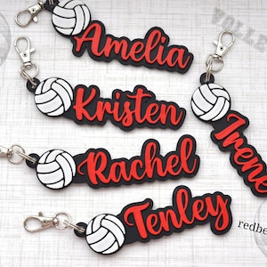 Médaille volley-ball personnalisé - Idées cadeaux volleyball - Médaille volley-ball pour filles - Cadeau entraîneur de volley-ball- Cadeau de fête sac volley-ball - Rentrée scolaire