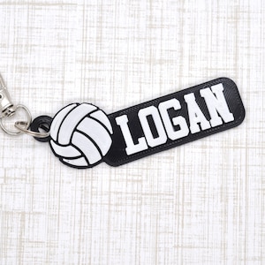 Personalized Volleyball bag name tag gift for girls boys-Volleyball team gift-Team Sport bag tag-Volleyball door gift-Sport goodie bag