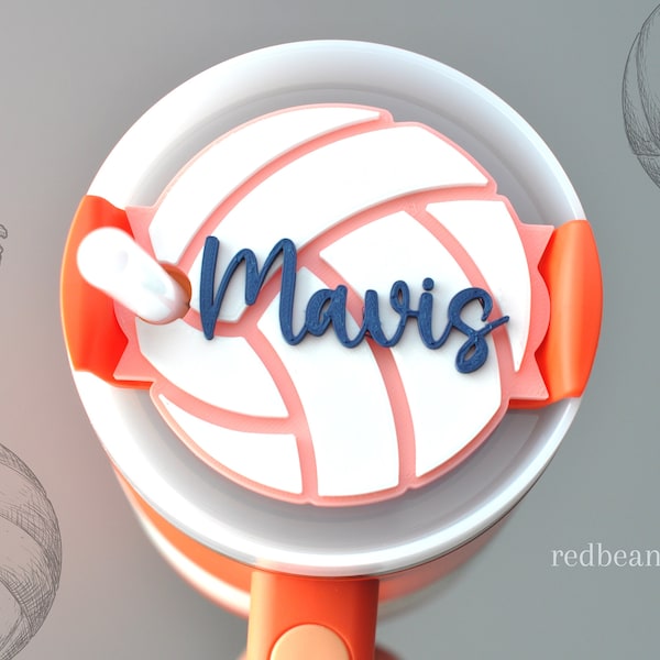 Personalized Stanley Name Plates Volleyball Etsy