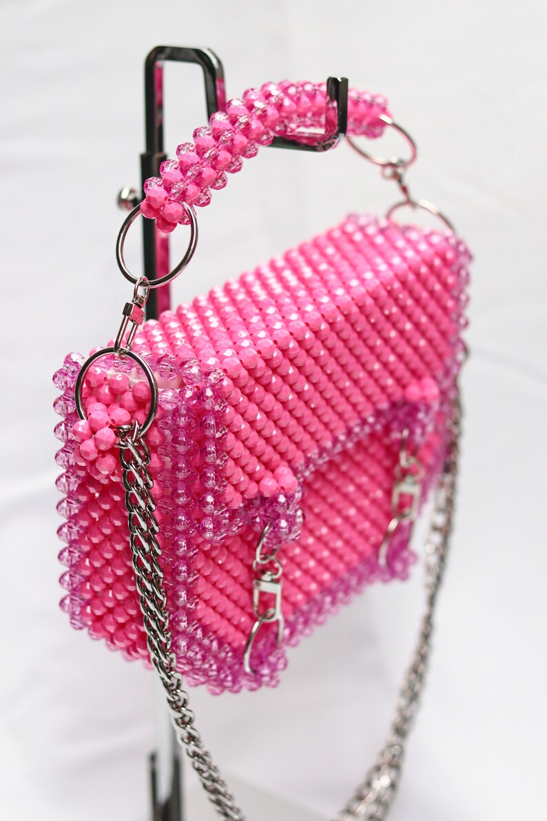 Bead Bag Beaded Bag Bead Purse Beaded Purse Beaded Handbag Etsy