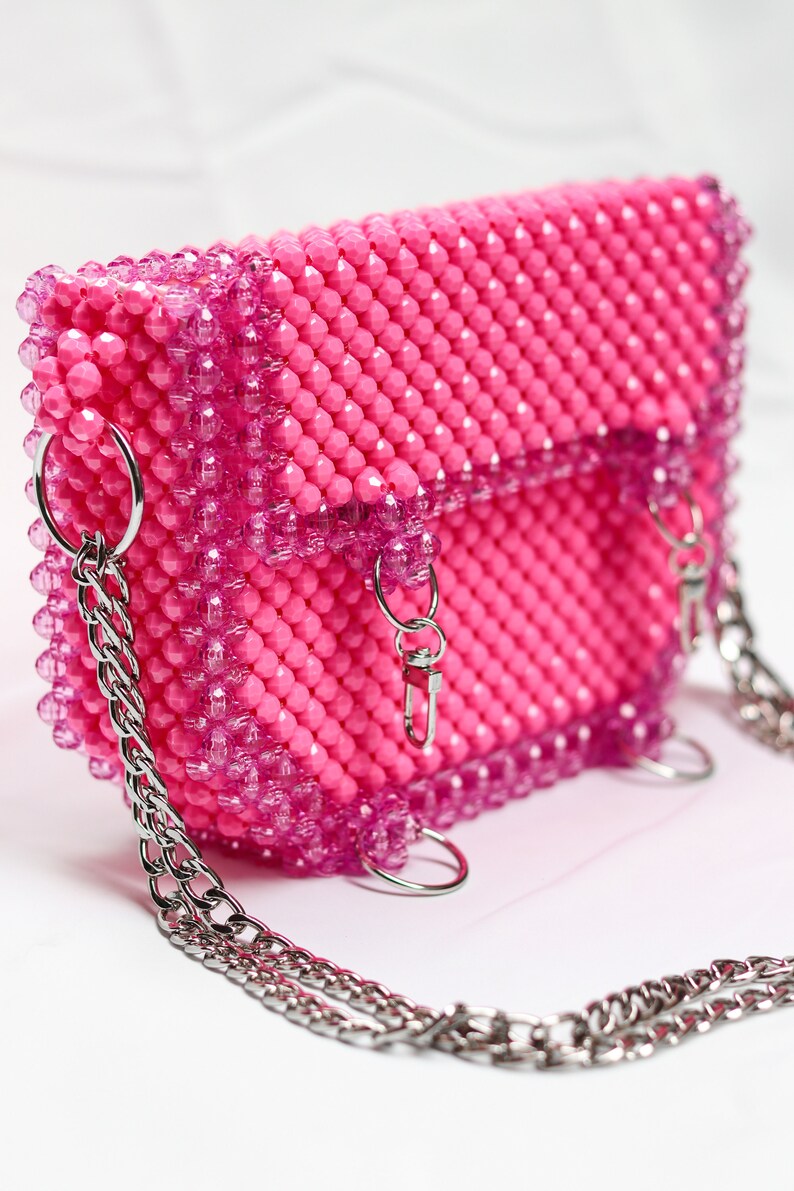 Bead Bag Beaded Bag Bead Purse Beaded Purse Beaded Handbag Etsy