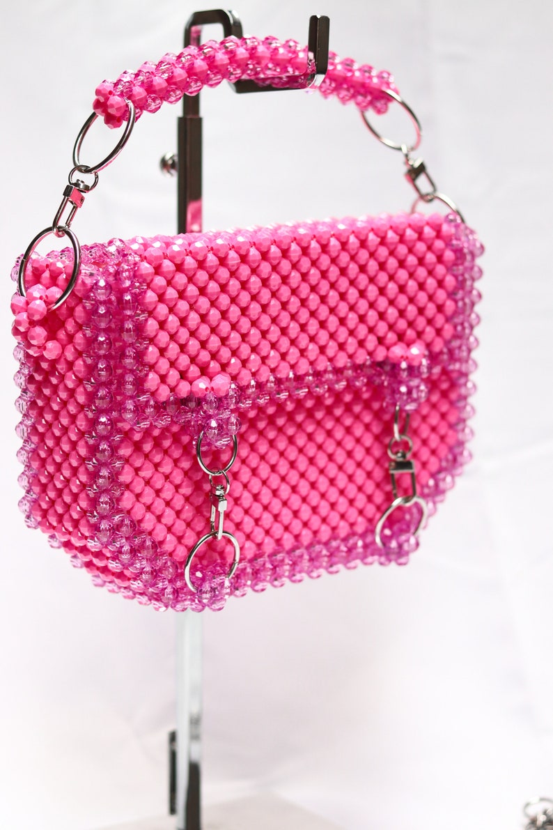 Bead Bag Beaded Bag Bead Purse Beaded Purse Beaded Handbag Etsy