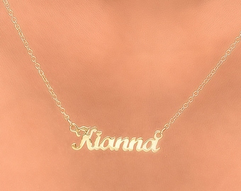 Dainty Name Necklace, Minimalist Name Necklace by Tia Minimals, Personalized Gift for Mom, Perfect Gift For Her