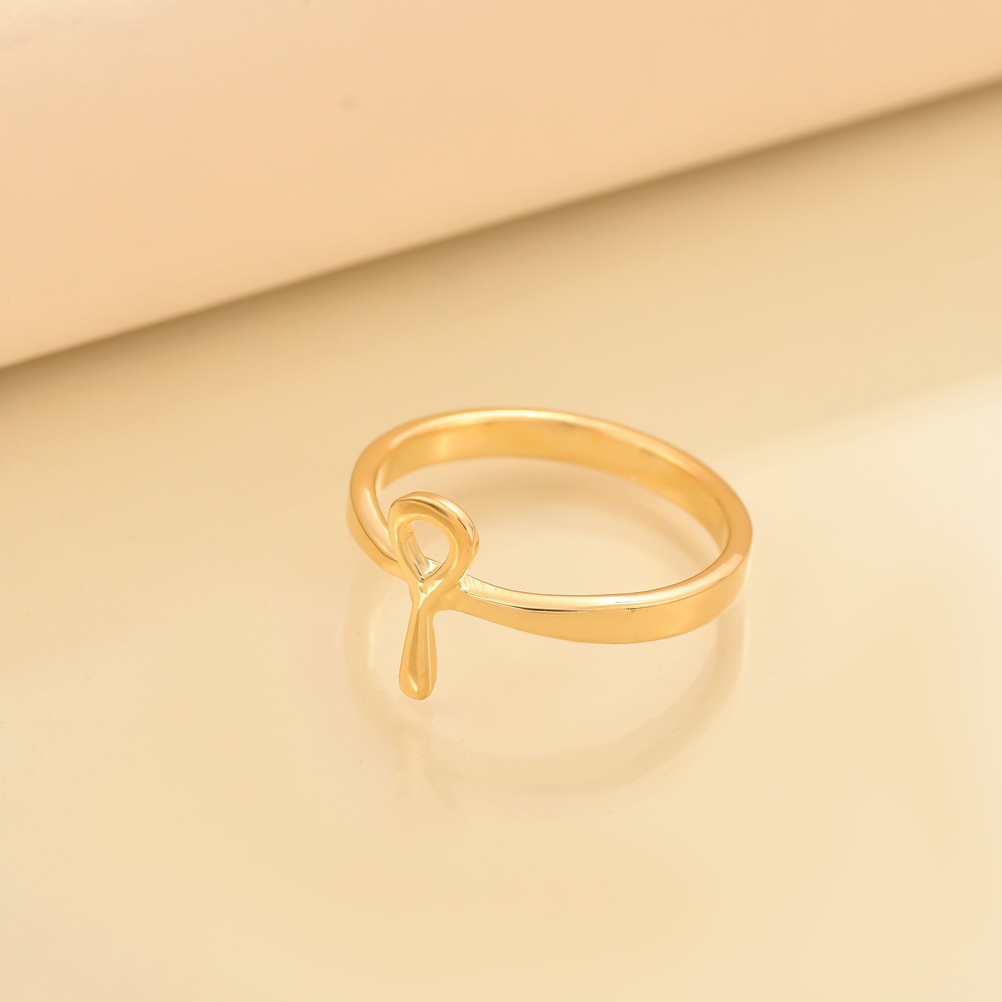 Ankh Ring Egyptian Ankh Ring Key of Life Ring Cross Ring Etsy