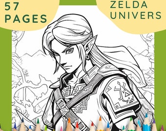 coloriage Zelda - Explorez le monde fantastique de Zelda avec nos illustrations uniques !