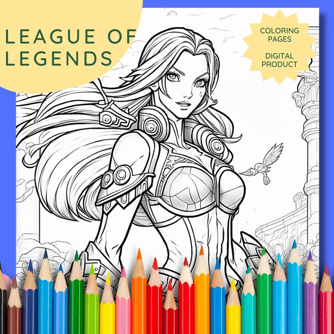 Coloring Games League of Legends 21 Coloring Pages Printable Holiday ...