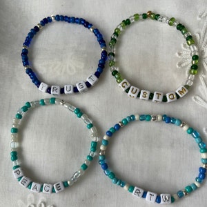 Custom Mantra/Focus Word Bracelet
