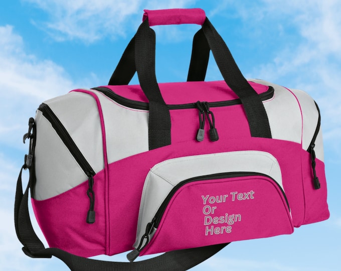 Duffle Bag, Personalized Duffle Bag, Sports Duffel Bag, Custom Travel Bag, Weekender Bag, Overnight Bag, Womens Bags, Mens Bags, Kids, BG99