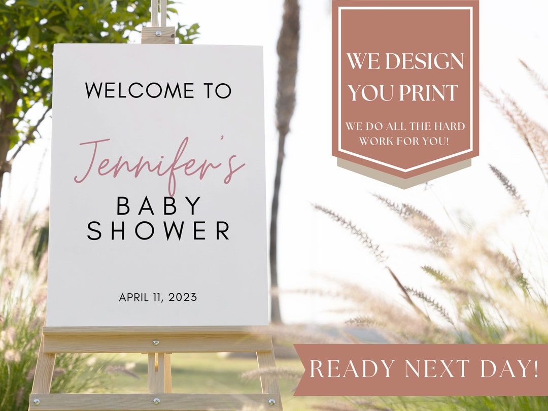 Baby Shower Sign Baby Shower Printable Printable Baby Shower Sign Sign Baby Shower Custom Baby