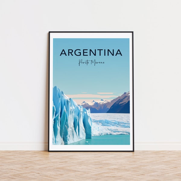 Perito Moreno Argentinien Poster Druck - Designed in Deutschland, gedruckt in 32 Ländern weltweit für den schnellen weltweiten Versand!