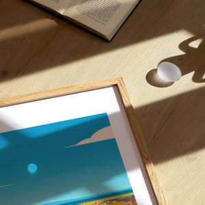 Impresión de Villareal: Póster de viaje moderno estilo Villareal imagen 3