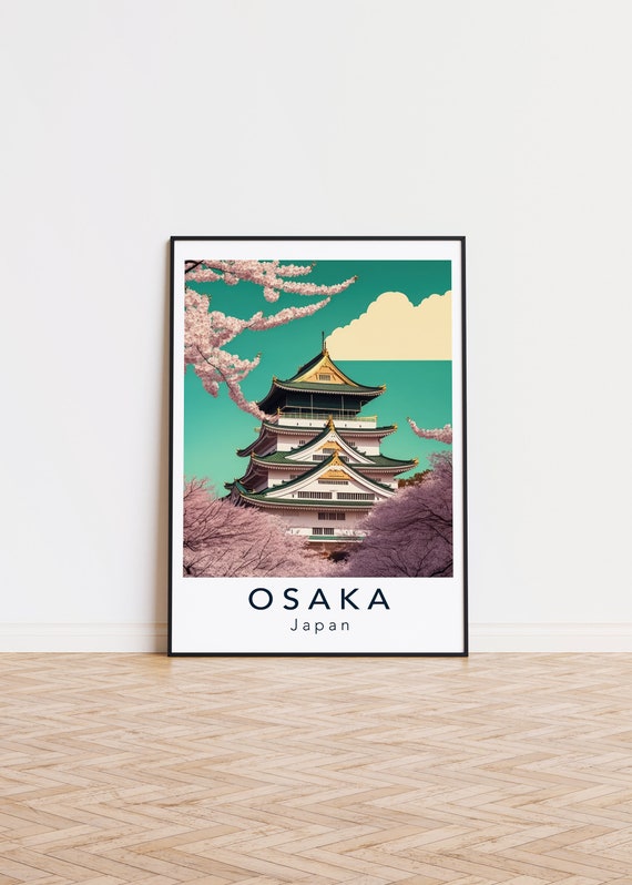 Affiche Japonaise Osaka