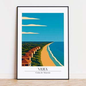 San Juan de los Terreros poster, San Juan de los Terreros print, San Juan de los Terreros illustration, Spain poster