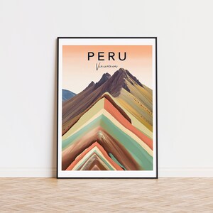 Peru poster print - Designed in Germany, printed in 32 countries world wide for fast global shipping!