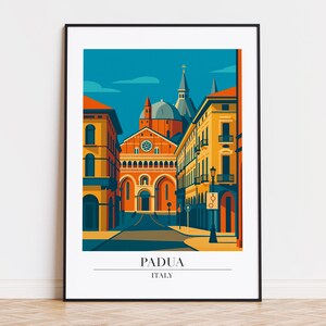 Padua poster, Padua print, Padua illustration, Padua art, Padua Italy