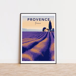 Provence poster print - Designed in Germany, printed in 32 countries world wide for fast global shipping!