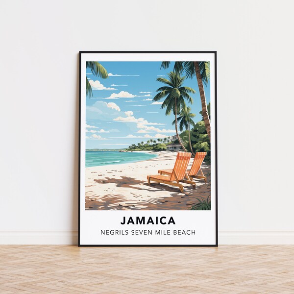 Jamaica Poster Etsy