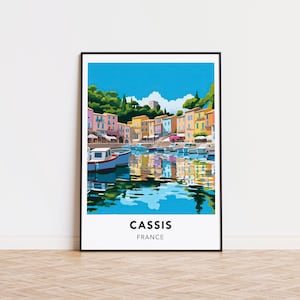 Cassis print poster - Designed in Germany, printed in 32 countries world wide for fast global shipping!