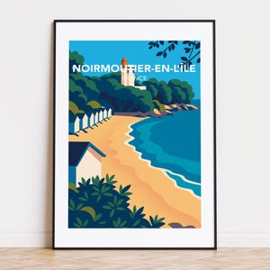 Noirmoutier-en-l’Île poster, Noirmoutier-en-l’Île print, Noirmoutier-en-l’Île art, Noirmoutier-en-l’Île France poster