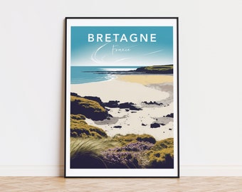 Impression poster Bretagne - Conçu en Allemagne, imprimé dans 32 pays du monde entier pour une expédition mondiale rapide !