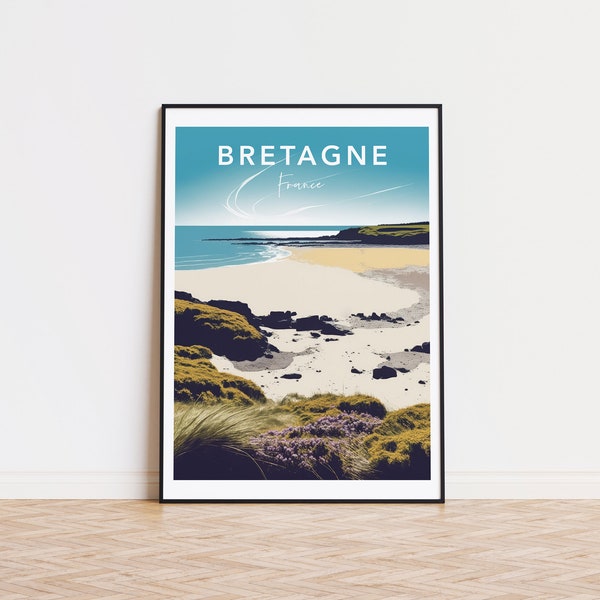 Brittany poster print - Designed in Germany, printed in 32 countries world wide for fast global shipping!