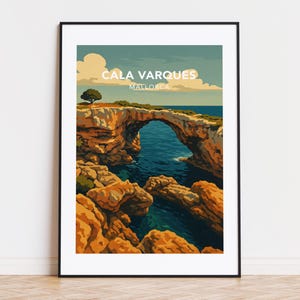 Cala varques poster, cala varques print, cala varques illustration, cala varques art