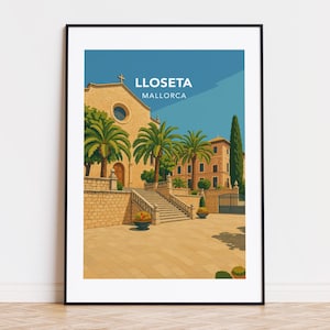Lloseta Poster, Lloseta Druck, Lloseta Illustration, Lloseta Kunst