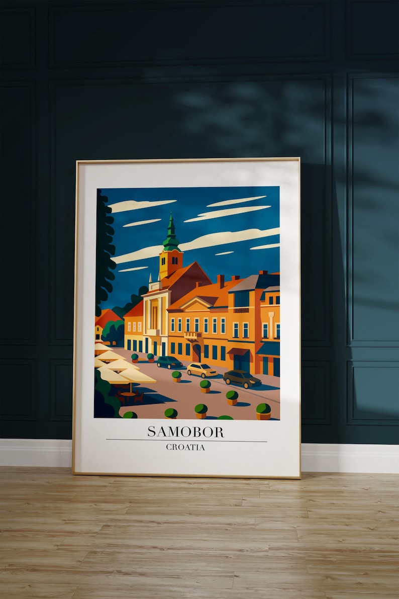 Samobor Croatia Poster: Travel Art Print - Etsy