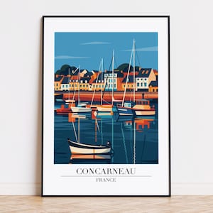 Affiche Concarneau - 2 versions | Les Affiches de Loulou