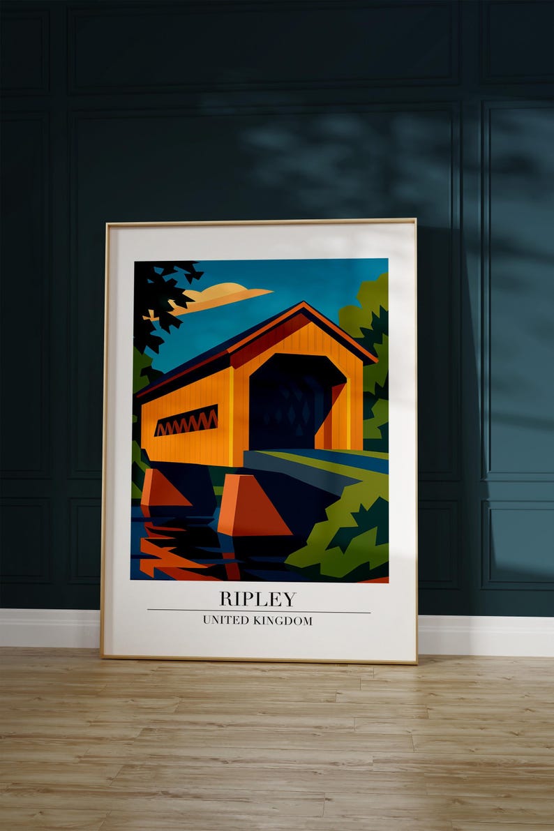 Ripley Print : Modern Travel Poster Style Ripley Poster - Etsy
