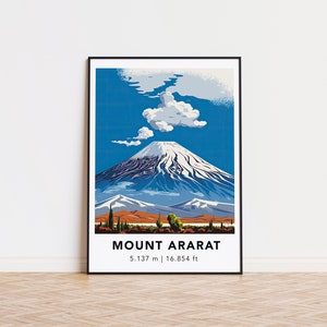 Mount Ararat print poster - Designed in Germany, printed in 32 countries world wide for fast global shipping!