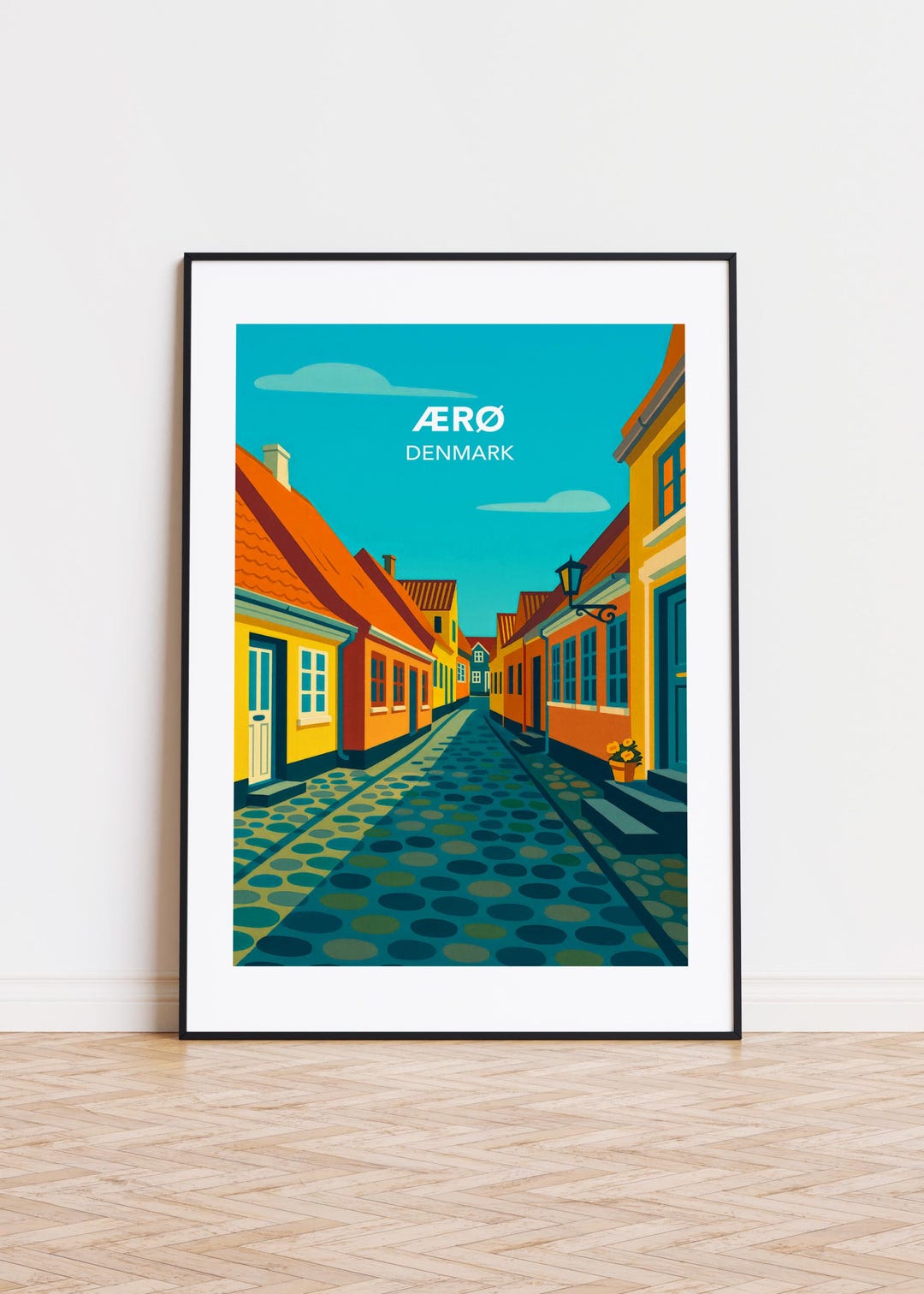 Ærø Poster, Ærø Print, Ærø Illustration, Ærø Art, Ærø Denmark ...