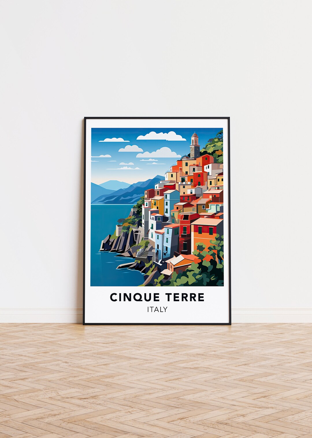 Cinque Terre Poster Italy Print Cinque Terre Travel Print Wall Art ...